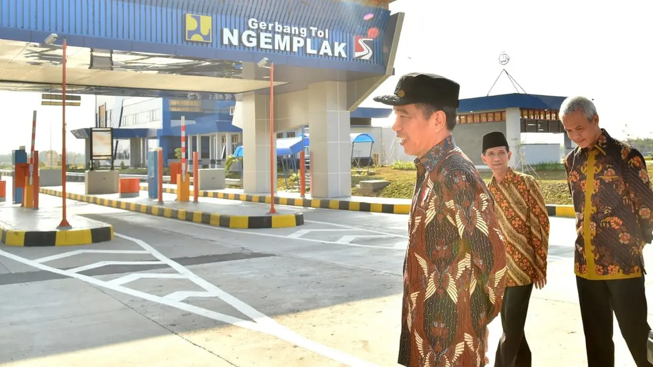 Presiden Jokowi Resmikan Jalan Tol Solo-Ngawi