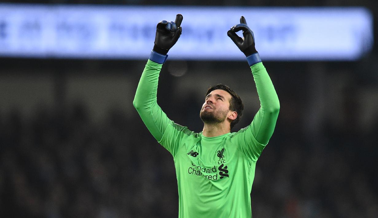 8. Alisson Becker (Liverpool FC) - Overall 87 (AFP/Oli Scarff)