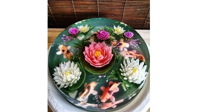 7 Kreasi Jelly Art 3D Ini Keren Banget, Bikin Sayang Dimakan