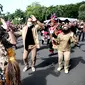Perayaan Hari Ibu di Kota Surabaya. (Dian Kurniawan/Liputan6.com)