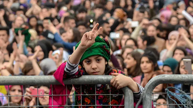 Women's Day, Ribuan Kaum Hawa Turun ke Jalanan Kota di Turki