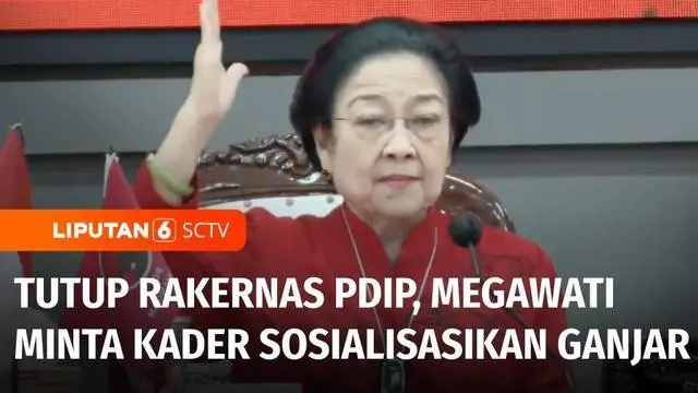 VIDEO: Mandat dari Megawati Soekarnoputri: Seluruh Kader PDIP Jadi Juru Kampanye Capres Ganjar