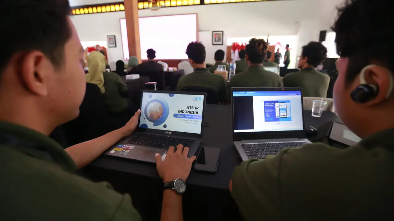 Para peserta Jagoan Digital 2023 di Banyuwangi terus diberikan materi untuk mengasa skil mereka (Istimewa)