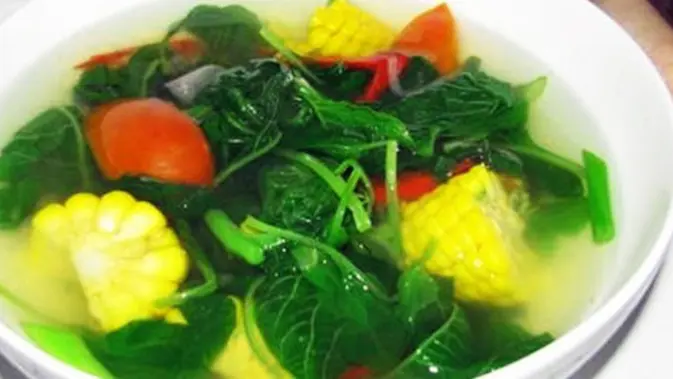 Resep Sayur Bening Bayam Dengan Jagung Gurih Lifestyle Fimela Com
