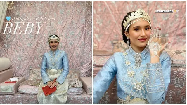6 Potret Rangkaian Pernikahan Beby Tsabina, Hari Bahagia Sudah di Depan Mata