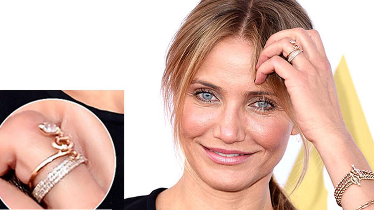Cameron Diaz mendapatkan cincin tunangan dari kekasihnya, Benji Madden