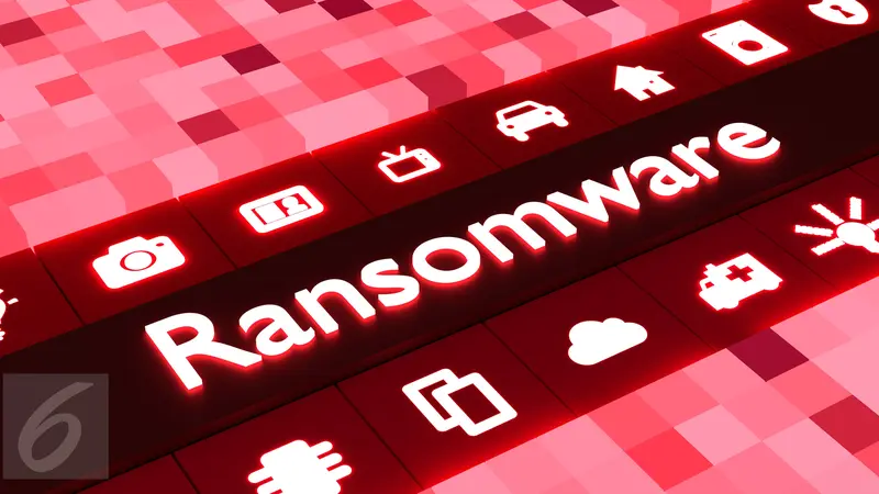 Ilustrasi Ransomware WannaCrypt atau Wannacry 