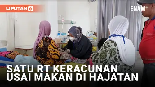VIDEO: Keracunan Usai Makan di Hajatan, Satu RT Dirawat di Rumah Sakit