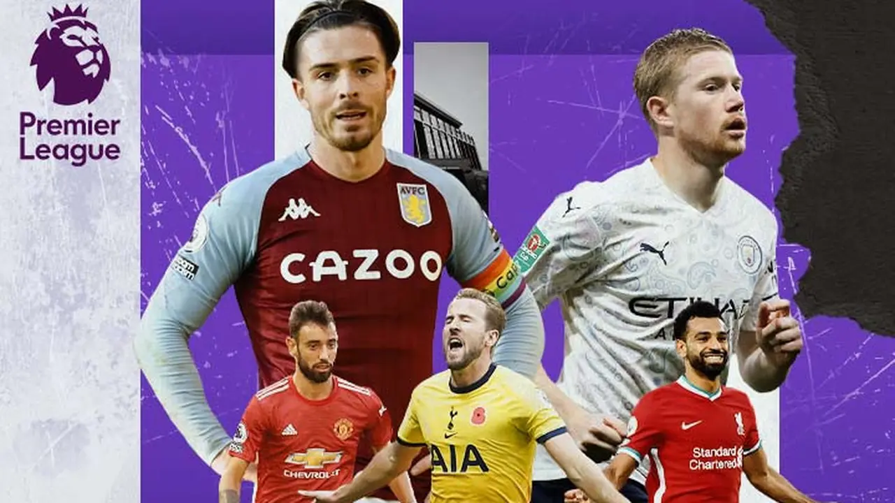 Premier League - Bruno Fernandes, Kevin De Bruyne, Jack Grealish, Mohamed Salah, Harry Kane