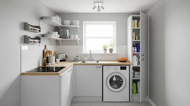 5 Tips Menyatukan Dapur dan Ruang Cuci Pakaian untuk Hunian Mungil, Solusi Efisien
