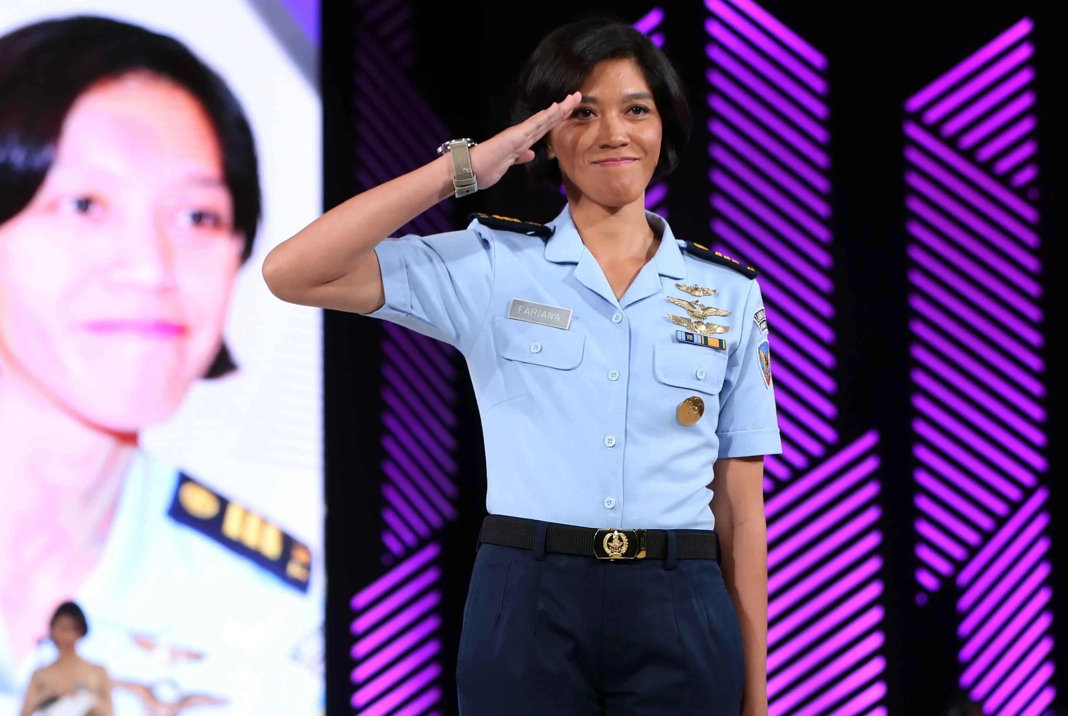 Kapten Pnb Fariana Dewi Djakaria Putri (Bintang.com/Yunan Nasution)