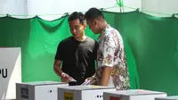 Putra sulung Presiden Jokowi masuk dalam bursa calon Wali Kota Solo berdasarkan hasil survei yang dilakukan Unisri.(liputan6.com/Fajar Abrori)
