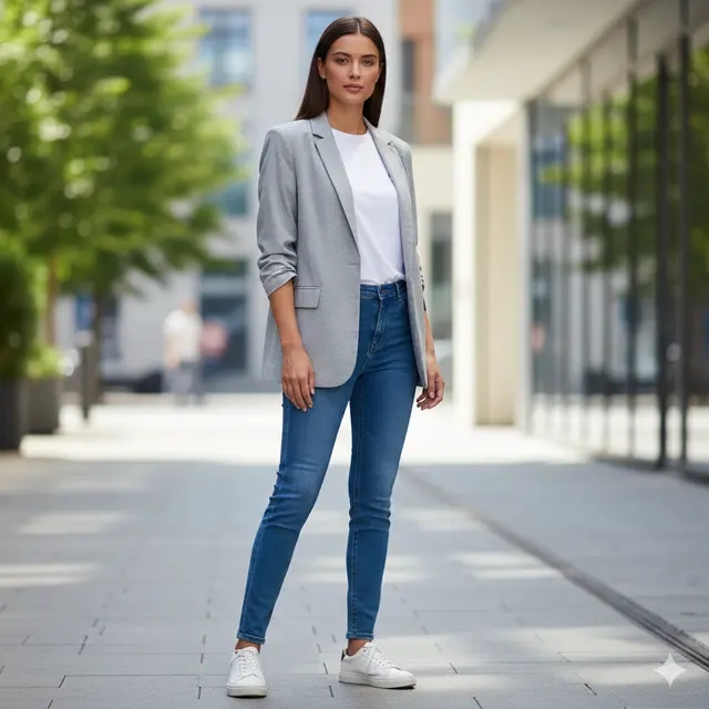 Contoh Atasan Padu Padan dengan Celana Jeans