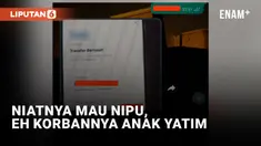 Penipu Terharu Korbannya Anak Yatim