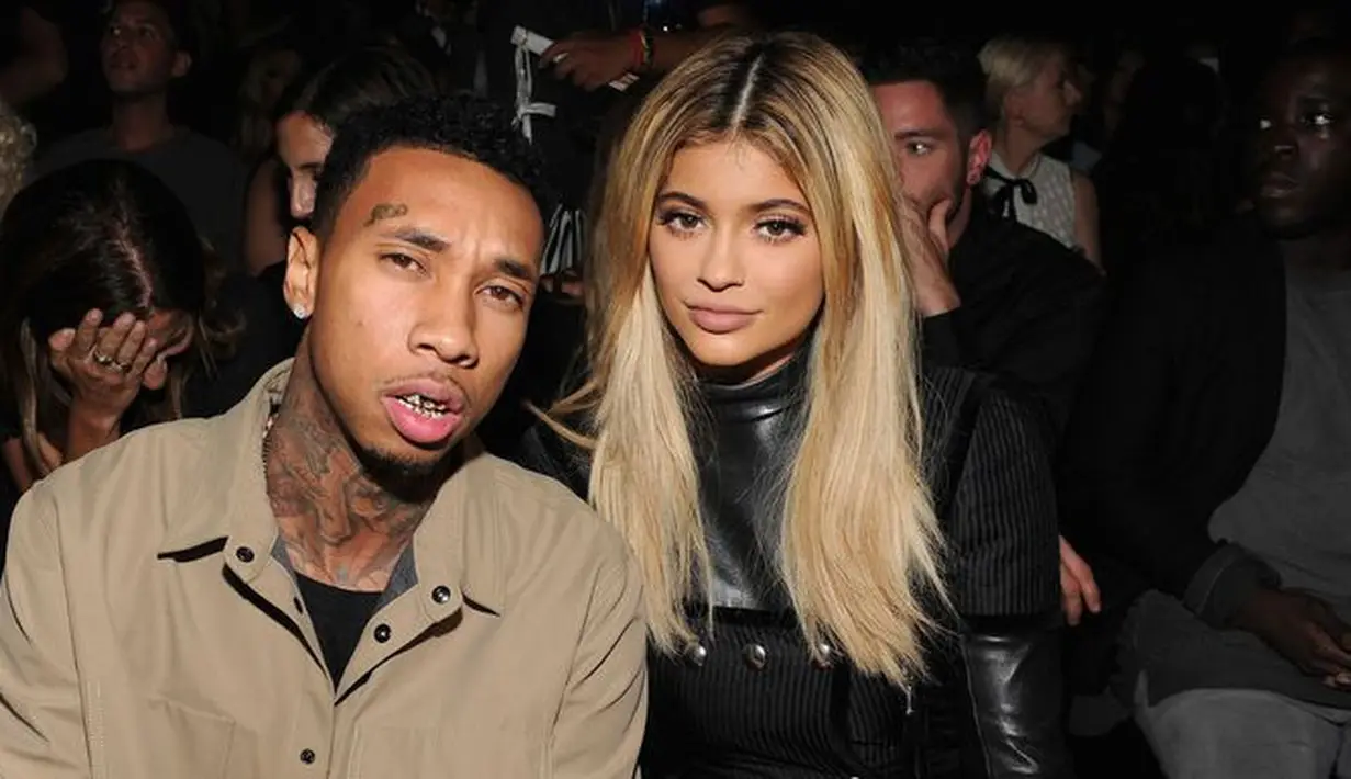 Tyga dan Kylie pun putus secara baik-baik pada tahun 2017. (Elle)