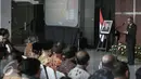 Ketua KPK, Agus Rahardjo memberikan kata sambutan dihadapan Presiden Joko Widodo saat peresmian gedung baru KPK di Jakarta, Selasa (29/12). Penggunaan gedung ini baru bisa digunakan pada Maret mendatang. (Liputan6.com/Faizal Fanani)
