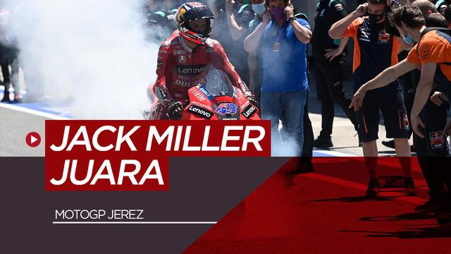 Berita video highlights MotoGP Jerez, Minggu (2/5/21). Jack Miller tercepat sedangkan Fabio Quartararo melorot ke peringkat 13