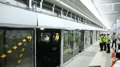 MRT akan segera dinikmati oleh para warga Jakarta, seluruh fasilitas ditinjau dan disempurnakan. Seperti pada Stasiun MRT Bunderan HI.