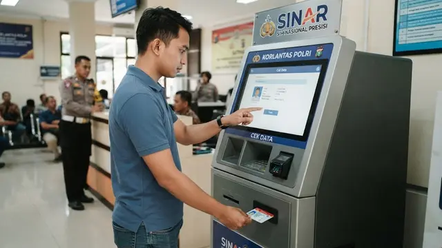 Cara Cetak SIM Sendiri Lewat Aplikasi SINAR dan Kios SIM