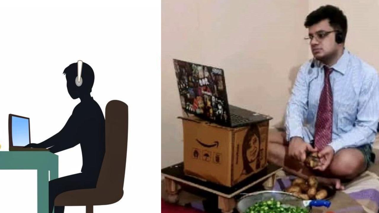 Potret pria memotong sayuran sambil WFO tuai beragam stigma dari warganet.