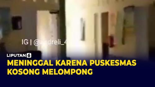 VIDEO: Viral! Baru Jam 3 Sore, Puskesmas di Siunggam Kosong Melompong