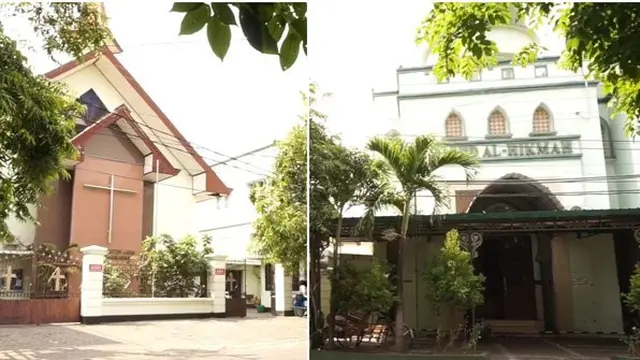 STOK B - Selain Istiqlal - Katedral, 5 Masjid dan Gereja Berdampingan Ini Tunjukkan Indahnya Toleransi