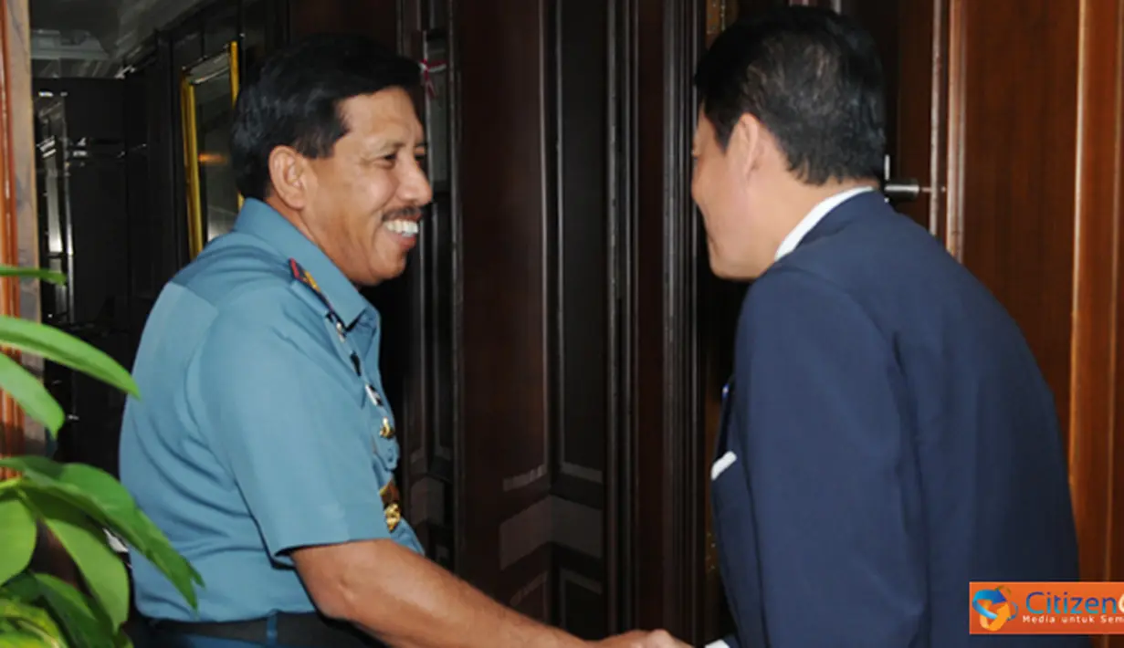 Citizen6, Jakarta: Kunjungan tersebut dalam rangka pamitan kepada Panglima TNI terkait dengan tugas barunya di negara Jepang. (Pengirim: Badarudin Bakri).