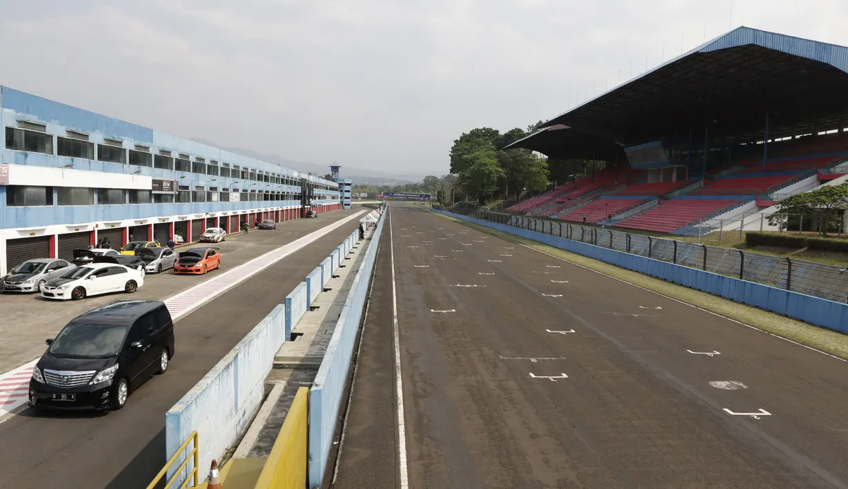 Sirkuit Sentul terakhir menggelar ajang MotoGP pada tahun 1997. (Bola.com/Vitalis Yogi Trisna)