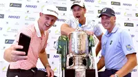 Justin Rose, Henrik Stenson, dan Matt Kuchar bersaing si SMBC Singapore Open 2020. (Dok Lagardere Sports)