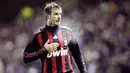 David Beckham - Legenda Manchester United ini pernah memperkuat AC Milan pada tahun 2009 dengan status pinjaman. Karena tidak terlalu lama di kota Milan, kariernya juga tidak sementereng saat membela MU yang bergelimang gelar juara. (AFP/Graham Stuart)