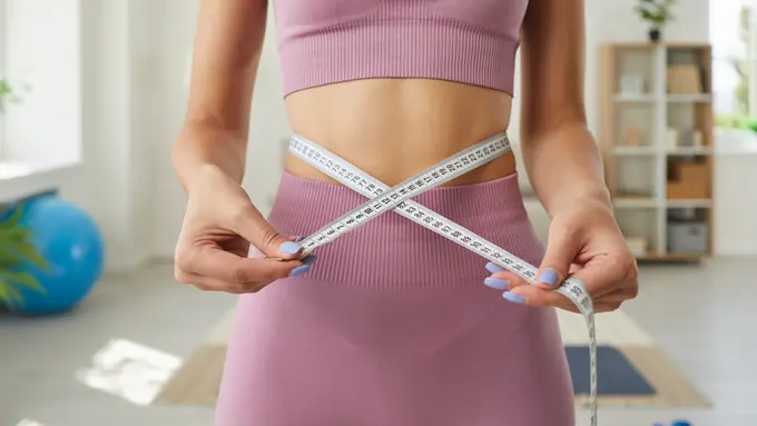 Ilustrasi perut bebas lemak