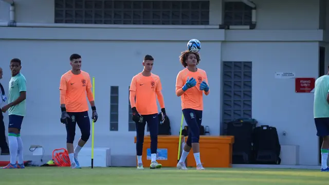 Latihan Timnas Brasil U-17