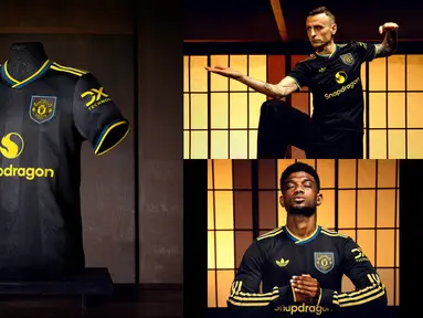Manchester United merilis jersey ketiga mereka untuk musim 2025/2026. (@ManUtd)