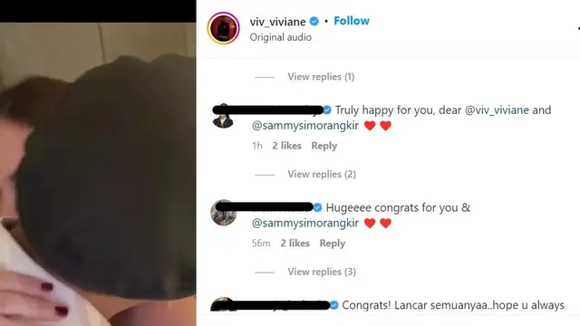 Viviane istri Sammy Simorangkir saat mengumumkan keguguran anak kedua