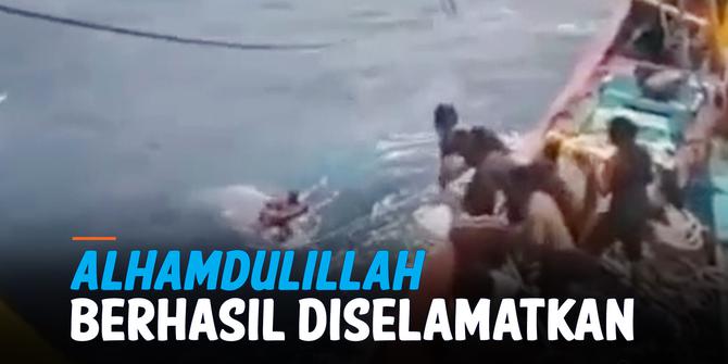 VIDEO: Seminggu Terombang-ambing di Tengah Laut, 2 Nelayan Berhasil diselamatkan