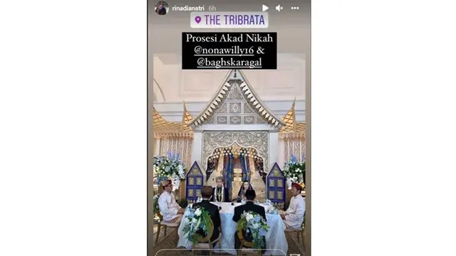 6 Momen Akad Nikah Winona Adik Nikita Willy, Memesona Pakai Busana Adat Minang