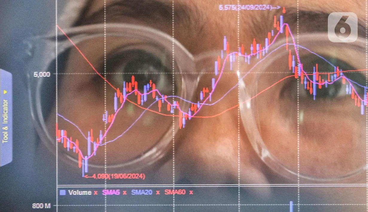 Hingga akhir perdagangan, IHSG memperjualbelikan 23,69 miliar lembar saham dengan frekuensi 1.232.824 kali. (Liputan6.com/Angga Yuniar)