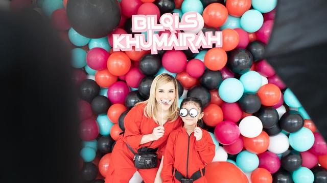 7 Momen Ulang Tahun Putri Ayu Ting Ting Ke-8, Gelar Pesta Bertema Squid Game