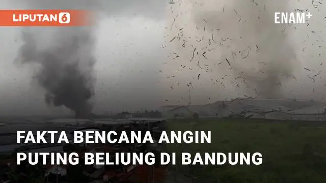Angin puting beliung menerpa 5 kecamatan di Bandung pada Rabu (21/2/2024). Angin tersebut menimpa Rancaekek, Cicalengka, Cileunyi, Mangunraja, dan Jatinangor