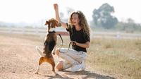 Ilustrasi anjing dan pemiliknya. (Photo by Blue Bird from Pexels)