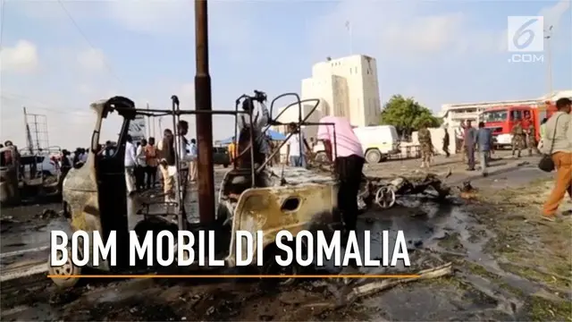 Sebuah bom mobil meledak di dekat gerbang kantor Kepresidenan Somalia yang menyebabkan 4 orang tewas dan puluhan lainnya luka-luka.