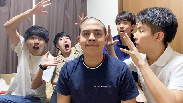 5 Pose Foto Jerome Polin Bareng Waseda Boys Ini Bikin Ngakak