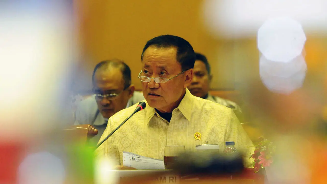 Mantan Menteri Hukum dan HAM (Menkumham) Amir Syamsuddin