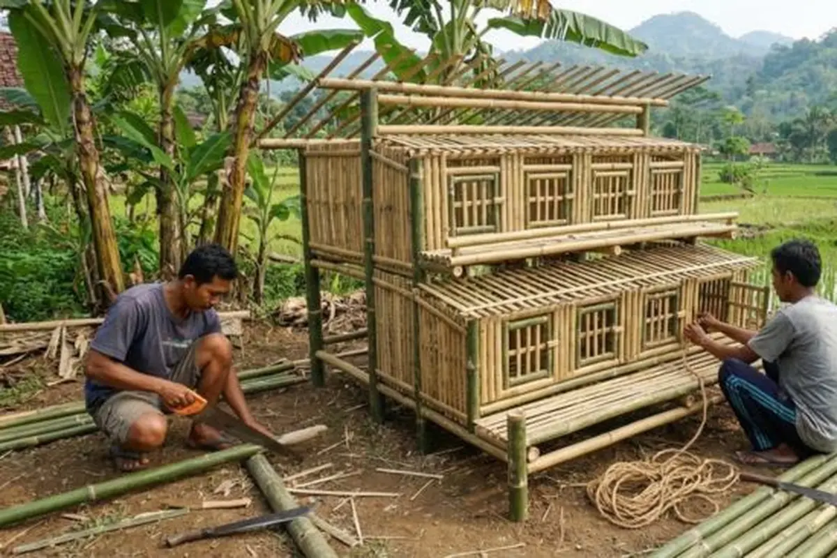 Cara Membuat Kandang Ayam Petelur/Gemini AI
