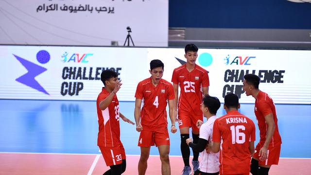 Timnas Voli Putra Indonesia - AVC Challenge Cup 2024 - Bola Voli