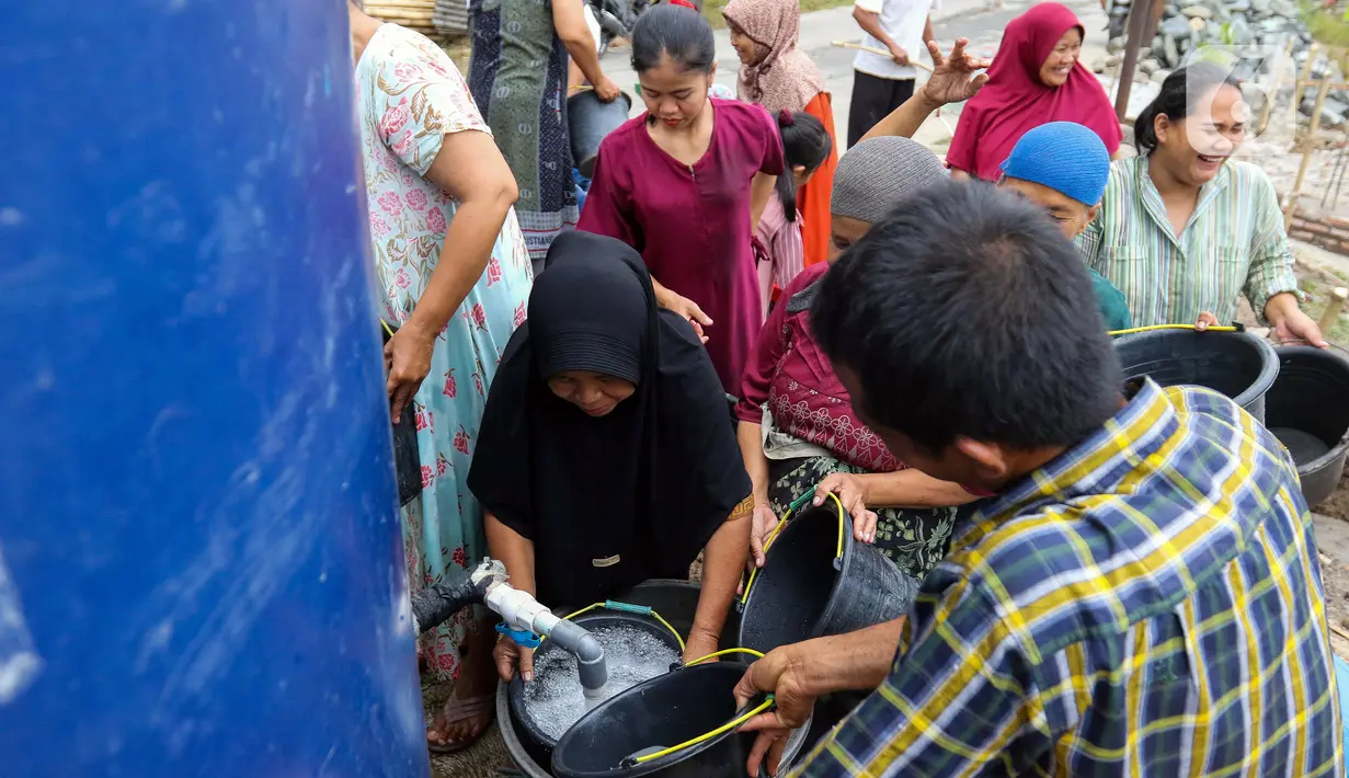 Cibarusah merupakan salah satu kecamatan di Kabupaten Bekasi yang paling terdampak kekeringan cukup parah. (Liputan6.com/Herman Zakharia)