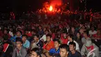 Liputan6.com bersama NexMedia mengadakan acara nonton bola seru di 7-11 Trunojoyo, Jaksel, Minggu (2/11/2014) (Liputan6.com/Miftahul Hayat)