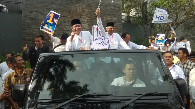 Kampanye Hari Pertama, Cagub Sumsel Sindir Program Becak Anies-Sandi
