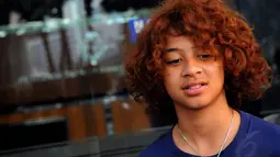 Menandai kemantapannya bersolo karir, remaja berusia 15 tahun itu berencana menggelar konser tunggal pada 7 Juni 2014 mendatang. (Liputan6.com/Faisal R Syam)