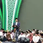 Presiden Jokowi menghadiri acara Harlah ke-73 Muslimat NU di GBK, Jakarta. (nu.or.id)